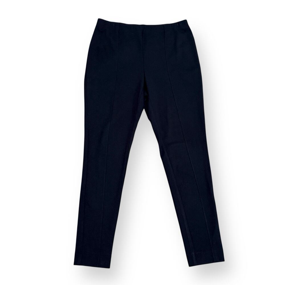 J. Jill Ponte Leggings Career Pants Womens Size M Stretch Pull On Front Seam